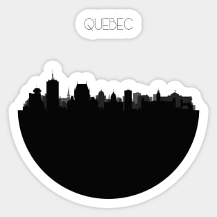 Quebec City Skyline Sticker